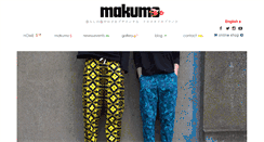 Desktop Screenshot of makumo-textile.com